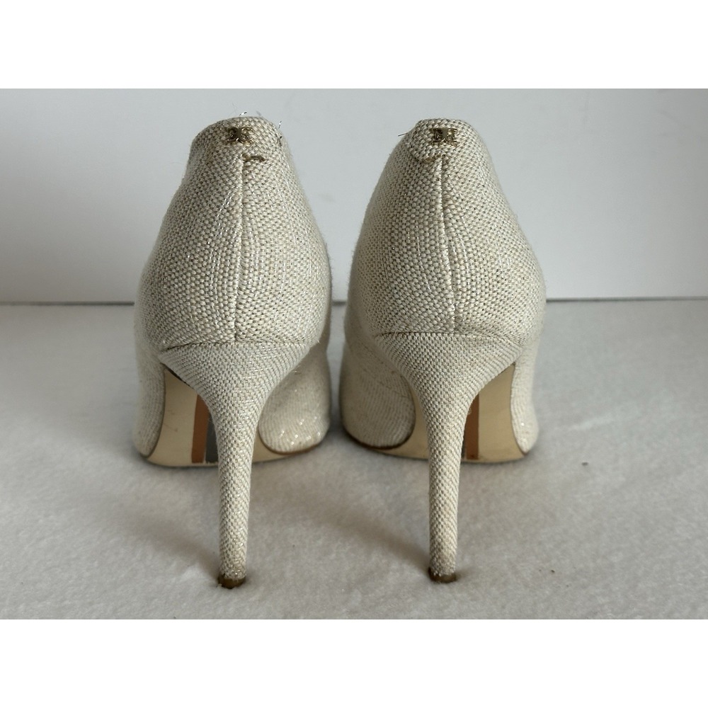 Sam Edelman Harriet Pointed Toe Beaded Pearl High Heel Pumps Shoes 8.5 Wedding - Picture 7 of 13